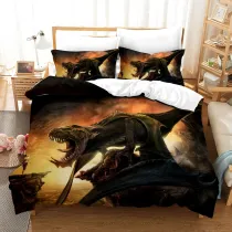 3D Dinosaur Jurassic Park Bedding Set
