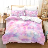 Beautiful Tie Dye Art Light Color Fantastic Bedding Set