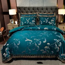 Embroidery Luxury Cotton Bedding Set