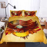 USA Eagle National Flag Cool Bedding Set