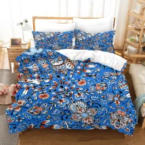 Cartoon Pet Animal Flower Bedding Set
