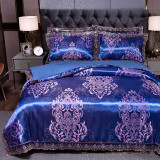 Elegant Luxury Modern Silk Bedding Set