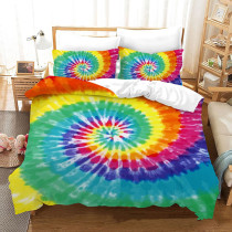 Tie Dye Art Colorful Fantastic Bedding Set