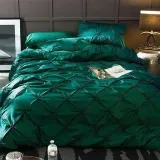 Multicolor Modern Fashion Silk Solid Color Bedding Set