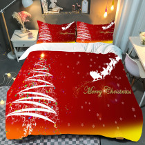 Snowflakes Stars Merry Christmas Bedding Full Twin Queen King Quilt Duvet Covers Sets