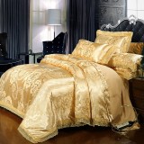 Multicolor Bedding Satin Jacquard Covers Sets