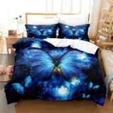 Beautiful Colorful Butterfly Bedding Set