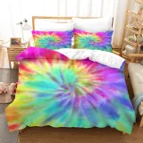 Beautiful Tie Dye Art Light Color Fantastic Bedding Set