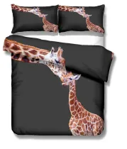 Giraffe Selfie Cute Cotton Bedding Set