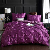 Multicolor Modern Fashion Silk Solid Color Bedding Set