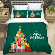 Christmas Gifts Tree Merry Christmas Bedding Full Twin Queen King Quilt Duvet Covers Sets