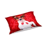 Cute Cat Dog with Christmas Hat Bedding Full Twin Queen King Quilt Duvet Covers Sets
