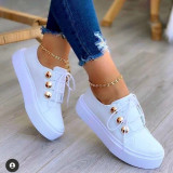 Outdoor Casual Lace Up Platform Sneaker