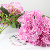 Home Garden Artificial Hydrangea Flower Wedding Bouquet Decoration