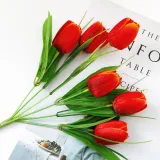 Home Garden Artificial Tulip Bouquet Flower Room Decoration