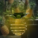 LED Solar Pineapple Lamp Garden Courtyard Decoration Lawn Hanging Lamp
