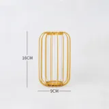 Geometric Glass Test Tube Lantern Hydroponic Vase Home Desktop Decoration