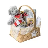 Storage Picnic Wicker Fruit Vegetable Bread Wooden Woven Rattan Storage Basket