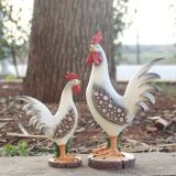 Farm Style Easter Chicken Ornaments For Garden Decoration Resin Outdoor Rooster Ornaments
