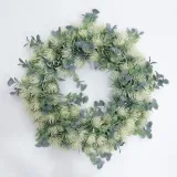 Dandelion Rustic Farmhouse Decorative Artificial Wreath Ornament
