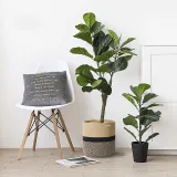 Woven Soft Kids Toy Set Cotton Rope Basket Indoor Planters For Indoor Plants
