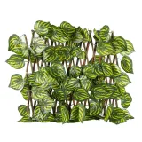 Artificial Green Leaf Expandable Stretchable Fence Net Guardrail Privacy Screen
