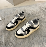 Women Casual Light Shoes Breathable Lace Up Flat Canvas Sneaker
