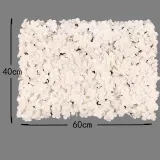 Artificial Hydrangea Flower Row Creative Background Plant Flowers Wall Decor