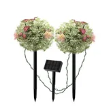 Solar Flower Ball Lamp Lawn Butterfly Ball LED Lamp Courtyard Decorative Lamp