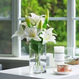 Artificial Tulip Lily Flowers Real Touch Home Office Party Decoration