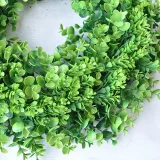 Eucalyptus Wreath Rustic Front Door Decor Wood Hanging Ornament