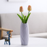 Household Decorative Bedroom Living Room Flower Vases Standing Type Plastic Vases