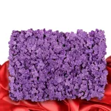Artificial Hydrangea Flower Row Creative Background Plant Flowers Wall Decor