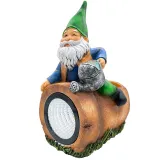 Garden Solar Gnome Lights Ornament Resin Craft Garden Decoration