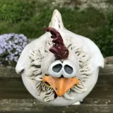 Garden Decoration Sculpture Big Eye Sling Resin Chicken Crafts Figurines