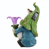 Solar Dwarf Statue Lights Resin Crafts Garden Decoration