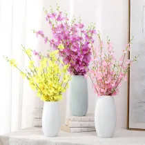 Home Garden Artificial Oncidium Flower Plants Room Decoration