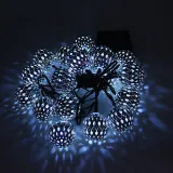 LED Globe String Lights Moroccan Ball Lights For Holiday Christmas Wedding Party Decorations