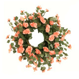 Rose Flower Wreath Summer Door Décor Party Wedding Hanging Ornament