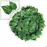 12PCS Garden Artificial Ivy Green Dill Leaves Hanging Vine Decoration