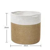 Woven Soft Kids Toy Set Cotton Rope Basket Indoor Planters For Indoor Plants