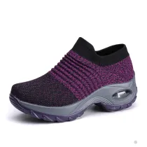 Women Casual Light Shoes Breathable Height Increasing Shoes Sneaker
