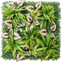 Artificial Vanilla Plant Grass Panels Topiary Hedge Plant Wall Anti Ultraviolet Sunscreen Lawn