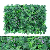 Artificial Plant Milan Panels Hedge Plant Wall Anti Ultraviolet Sunscreen Lawn