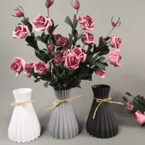 Plastic Vases Home Decoration Anti-ceramic Vases