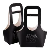 Hand Bag Waterproof Flower Gift Box Small Handle Paper Bag for Flower Kraft Paper