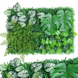 Artificial Plant Milan Panels Hedge Plant Wall Anti Ultraviolet Sunscreen Lawn