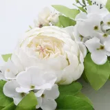 Peony Wreath Front Door Decor Flower Wall Hanging Wedding Ornament
