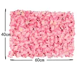 Artificial Hydrangea Flower Row Creative Background Plant Flowers Wall Decor