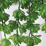 Home Garden Artificial Hanging Branch Pearl Lotus Succulents Plants